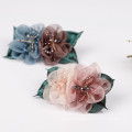 New Fabric Flower Hair Barrettes Korean Fashion Accessories Hairpin Sweet Clip Exquisite Spring Clip